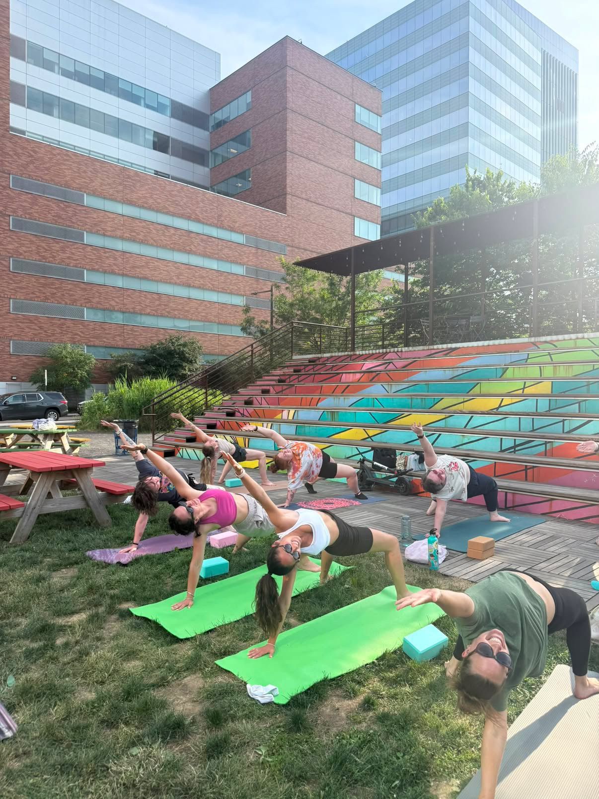 yoga at the lawn